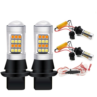 2835 42SMD Đèn phanh LED hai màu 42SMD Tín hiệu rẽ 7440 T20 CANBUS để ngăn chặn Stroboscopic