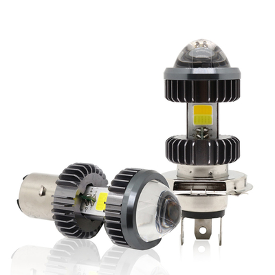 Mua Bóng đèn pha đèn pha xe máy H4 BA20D Màu kép 20W Đèn lái xe sương mù nhỏ Bóng đèn online manufacture