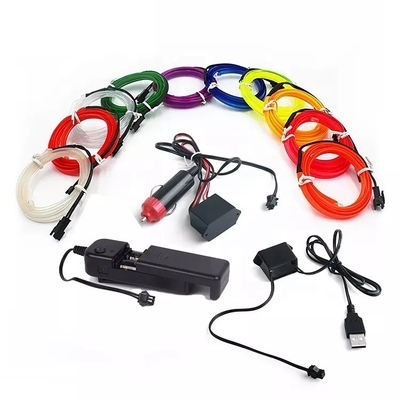 Mua RGB Neon trang trí EL Dây đèn nội thất ô tô Đèn khí quyển Dòng đèn lạnh tự làm USB online manufacture
