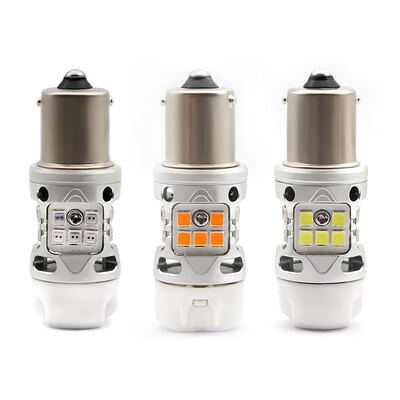 Mua T3 Không có lỗi 1156 BA15S BAU15S bóng đèn 12V 24W Màu trắng Amber Đỏ Xe máy xe máy Đèn đèn tín hiệu quay LED Với gốm online manufacture