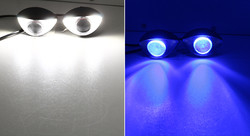 Tùy chỉnh 300LM 6000K Đèn pha LED xe máy Đèn mắt Hawk 10SMD