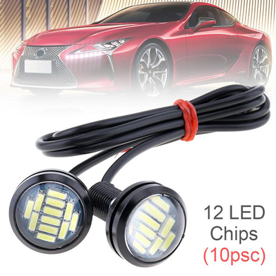Đèn pha LED dành cho xe máy 12v công suất cao Ống kính 23MM-4014 Nổi bật Đèn LED mắt đại bàng