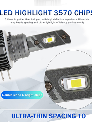 ODM Faros Focos Luc H15 Bóng đèn pha Led 8000Lm cho Đèn pha Halogen Xe hơi