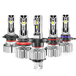 Chiếu sáng 360 độ Đèn pha ô tô LED N6 H4 H7 H8 H11 Bóng đèn LED sương mù