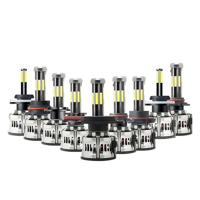 8 mặt H1 H3 H4 H7 9005 9006 Đèn pha LED ô tô 6000K 360 Canbus