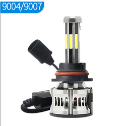 8 mặt H1 H3 H4 H7 9005 9006 Đèn pha LED ô tô 6000K 360 Canbus