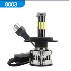 8 mặt H1 H3 H4 H7 9005 9006 Đèn pha LED ô tô 6000K 360 Canbus