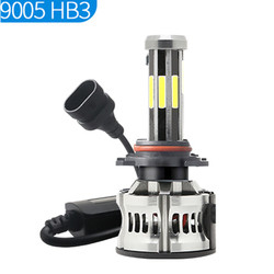 8 mặt H1 H3 H4 H7 9005 9006 Đèn pha LED ô tô 6000K 360 Canbus