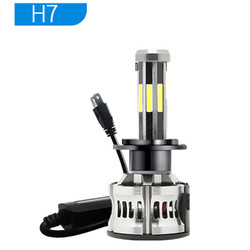 8 mặt H1 H3 H4 H7 9005 9006 Đèn pha LED ô tô 6000K 360 Canbus