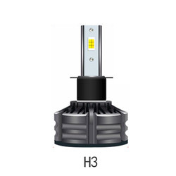 Bóng đèn pha Led 3 màu sáng nhất đa năng H1 H3 H4 H7 H11 9005 9006