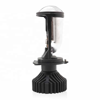 Y6 Mini H4 Bi LED Đèn pha ô tô Bóng đèn Hệ thống chiếu sáng Tự động Ống kính máy chiếu