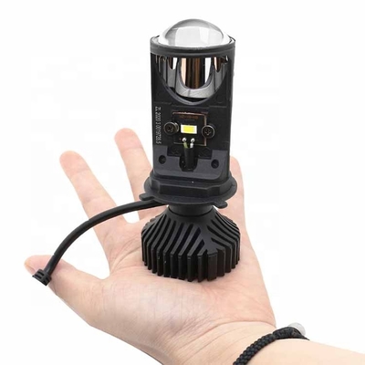 Y6 Mini H4 Bi LED Đèn pha ô tô Bóng đèn Hệ thống chiếu sáng Tự động Ống kính máy chiếu
