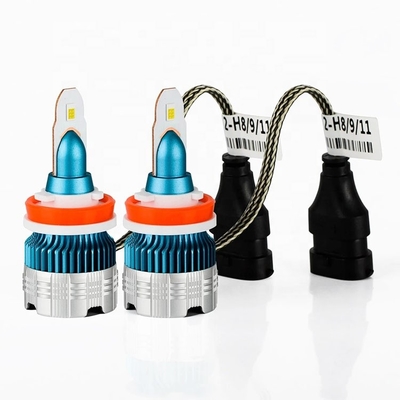 H1 H3 H4 H7 H8 H11 9005 9006 Bóng đèn pha LED ô tô MI2 Ánh sáng trắng