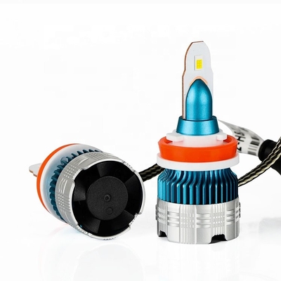 H1 H3 H4 H7 H8 H11 9005 9006 Bóng đèn pha LED ô tô MI2 Ánh sáng trắng