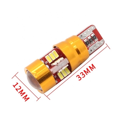 12V Canbus T10 3014 27SMD Bóng đèn xe hơi LED cho xe tải Đèn chiếu sáng bãi đậu xe mái vòm đọc