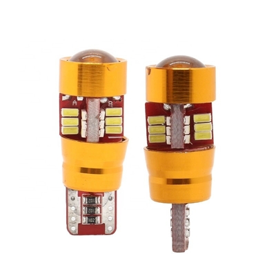 12V Canbus T10 3014 27SMD Bóng đèn xe hơi LED cho xe tải Đèn chiếu sáng bãi đậu xe mái vòm đọc
