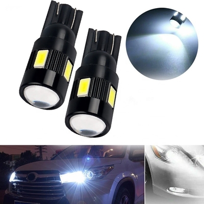 T10 5630 6 SMD Bóng đèn LED chiếu sáng bên xe hơi Bóng đèn LED sửa đổi DC 12V