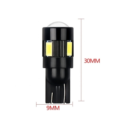 T10 5630 6 SMD Bóng đèn LED chiếu sáng bên xe hơi Bóng đèn LED sửa đổi DC 12V