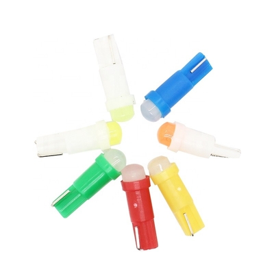 Đèn báo led 12v cho ô tô T5 COB 1SMD 3D Red / Green / Yellow / Blue / White LED