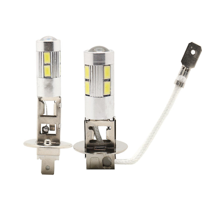 Đèn sương mù ô tô H1 5630 10SMD Smd Fog Driving H3 Bóng đèn sương mù Led 12V