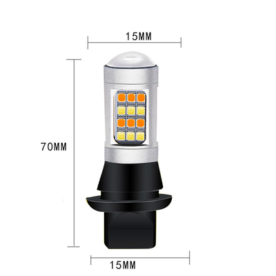 Đèn tín hiệu rẽ Led 2835 42SMD Màu đôi 7440 T20 CANBUS để ngăn chặn Stroboscopic