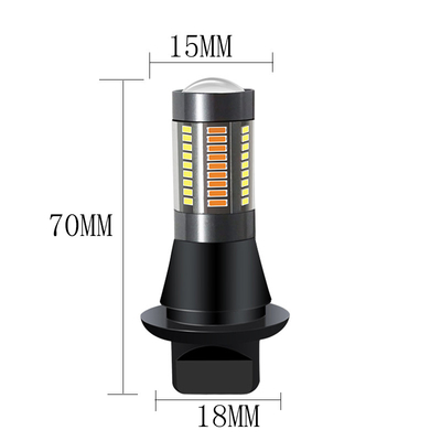 Đèn báo rẽ phanh LED T20 CANUBS 7440 4014 66SMD Đèn chạy ban ngày LED