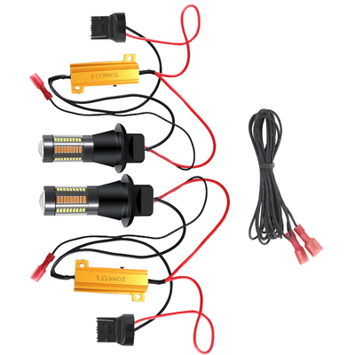 Đèn báo rẽ phanh LED T20 CANUBS 7440 4014 66SMD Đèn chạy ban ngày LED