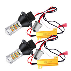 2835 42SMD Đèn phanh LED hai màu 42SMD Tín hiệu rẽ 7440 T20 CANBUS để ngăn chặn Stroboscopic