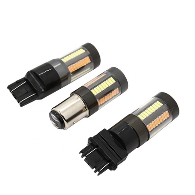 Đèn xi nhan LED Phanh đèn 1157 3157 7443 4014 66SMD Màu kép Trắng Vàng 12V Công tắc ngược