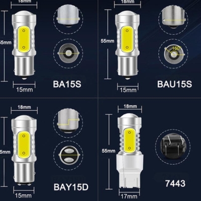 6000K Đèn báo rẽ phanh LED đa năng tự động cho ô tô 7,5W 12V