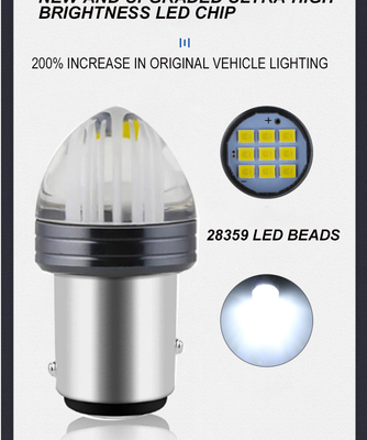 Đèn báo rẽ phanh LED công suất cao 1156 với đèn phanh LED 2835 12V Canbus Bulb