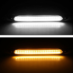 Đèn chạy ban ngày chống thấm nước đa năng LED Quét dòng chảy tuần tự 2835 34.5CM