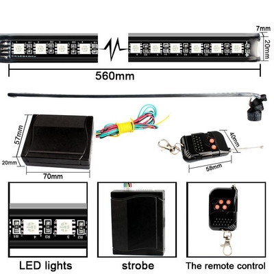 Thanh đèn xe hơi chống nước DC12V SMD5050 Kitt với điều khiển từ xa