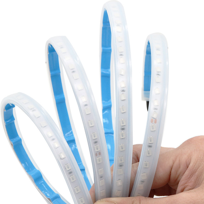 2 cái 12V Xe LED Thời gian ban ngày Chạy Ánh sáng Đèn pha Dải chống thấm nước Linh hoạt DRL