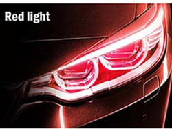30 cm 45 cm 60 cm Ban ngày Đèn pha Xe hơi LED Dải Phanh Hướng dẫn Dòng chảy Ánh sáng 2 cái