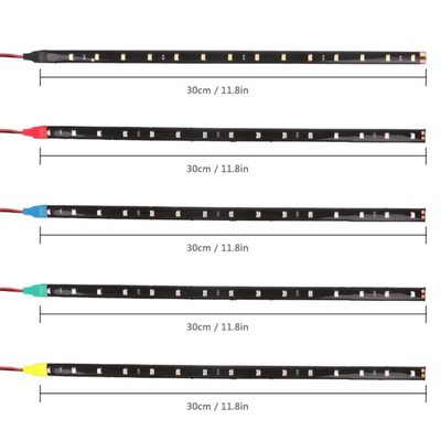 Đèn pha ô tô dài 30cm Dải đèn LED ống 3528 Patch Đèn cảnh báo khẩn cấp