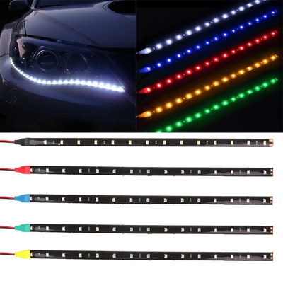 Đèn pha ô tô dài 30cm Dải đèn LED ống 3528 Patch Đèn cảnh báo khẩn cấp