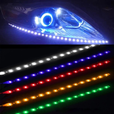 Đèn pha ô tô dài 30cm Dải đèn LED ống 3528 Patch Đèn cảnh báo khẩn cấp