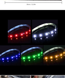 Đèn pha ô tô dài 30cm Dải đèn LED ống 3528 Patch Đèn cảnh báo khẩn cấp