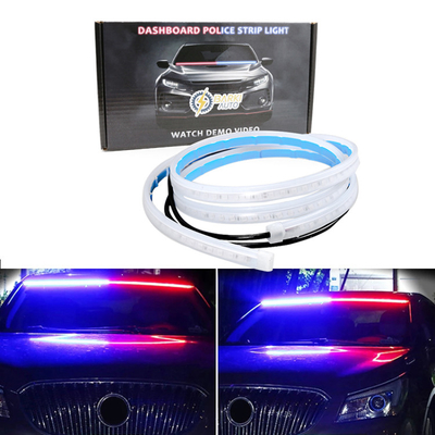 Cảnh báo cửa ô tô chống thấm nước hai màu phổ quát Đèn Led 12V 120cm