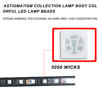 Điều khiển bằng giọng nói đầy màu sắc Môi trường xung quanh xe Đèn pha Led Dải trang trí RF Rgb 5050