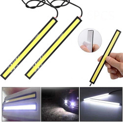 Ban ngày Đèn pha Led Drl Cảnh báo khẩn cấp Xe chạy Đèn dải Cob