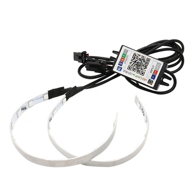 Đèn trang trí 360 độ RGB Đèn xe ô tô Đèn chiếu sáng xung quanh đèn xe ô tô Devil Eyes