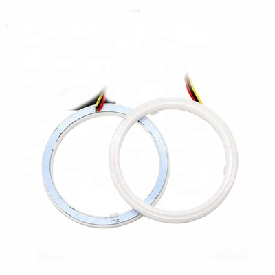 4014 Đèn LED ô tô Đèn chiếu sáng xung quanh 60mm DRL Đèn chạy bộ màu kép Đèn LED thiên thần