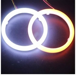 4014 Đèn LED ô tô Đèn chiếu sáng xung quanh 60mm DRL Đèn chạy bộ màu kép Đèn LED thiên thần