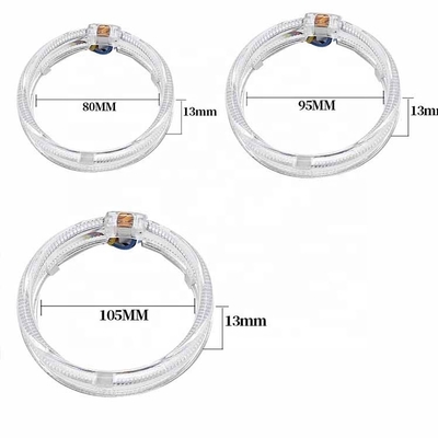 DRL RGB Halo Nhẫn bên trong xe Đèn Led xung quanh CCFL Mắt quỷ thiên thần 80mm 95mm 105mm 110mm