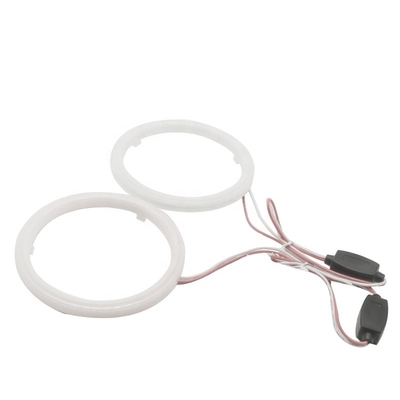 Cotton Light Cob Led Angel Eyes Đèn pha ô tô Khẩu độ 70MM Đèn sương mù ĐỎ BLUE 12-18V 60MM 80MM