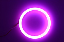 Cotton Light Cob Led Angel Eyes Đèn pha ô tô Khẩu độ 70MM Đèn sương mù ĐỎ BLUE 12-18V 60MM 80MM