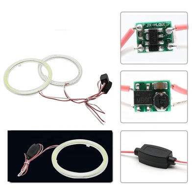 Cob Led Angel Eye 70mm Đèn pha Angel Eyes 12-18V cho BMW - Châu Âu
