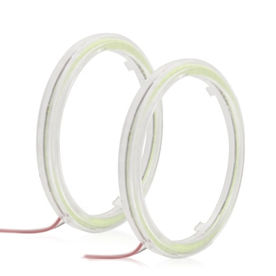 Cob Angel Eyes LED Car Ambient Lights 100MM RED BLUE Fog Lamp 12-18V
